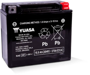 Yuasa YTX20L Maintenance Free AGM 12 Volt Battery - RV and Auto Parts