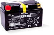 Yuasa YTZ10S Maintenance Free AGM 12 Volt Battery, black casing, non-spillable, electrolyte filled, 190 CCA
