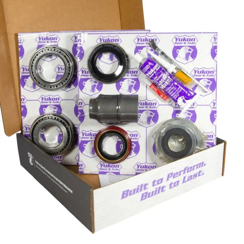 Yukon 9.75in Ford 3.55 Rear Ring & Pinion Install Kit 2.53in OD Axle Bearings and Seal - YGK2088
