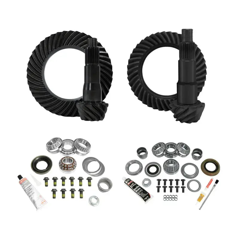 Yukon Complete Gear and Kit Pakage for JL Jeep Non-Rubicon w/ D35 Rear & D30 Front - 4:56 Ratio - Truck Automotive