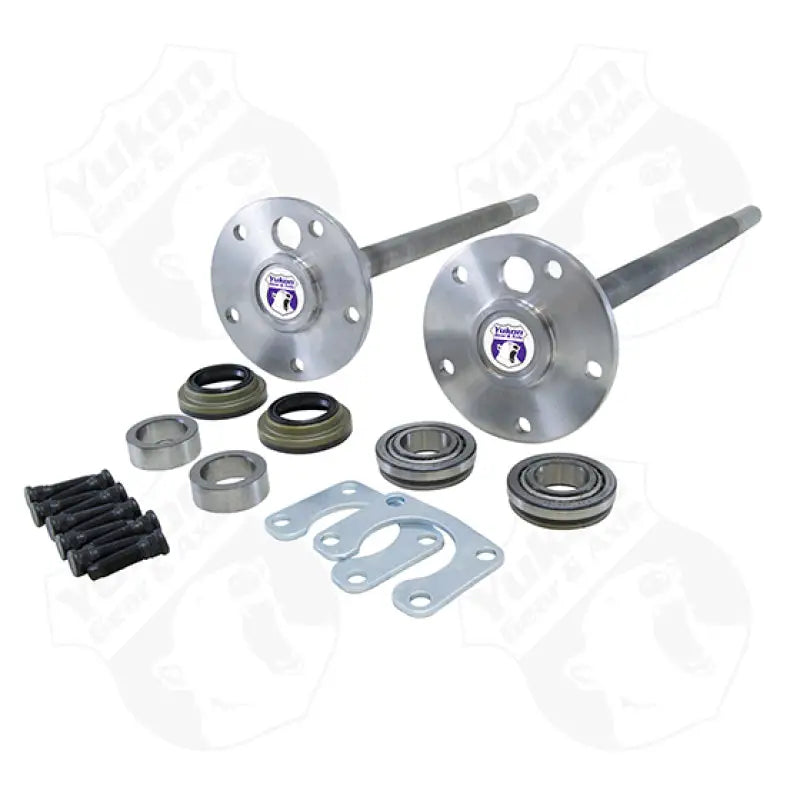 Automotive axle shafts and components from Yukon Gear 1541H alloy axle kit for Ford Bronco