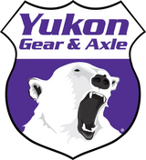 "Yukon Gear & Axle logo featuring a roaring polar bear with a purple background"