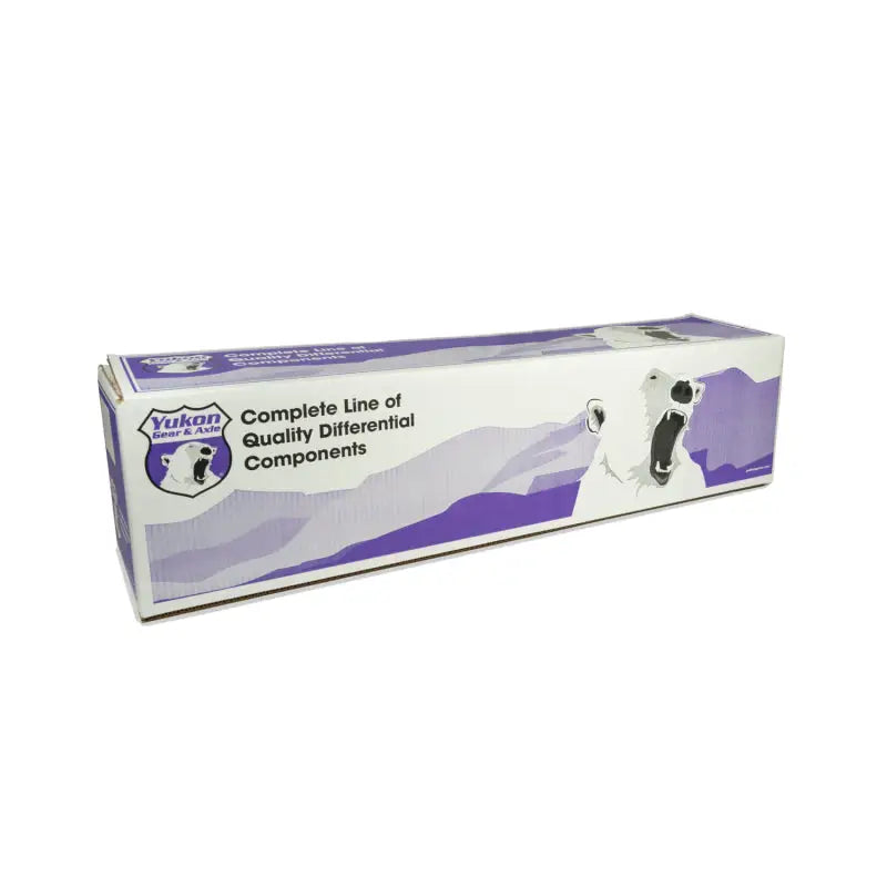 Yukon Gear 4340 Chromoly Axle for Jeep Non-Rubicon JK Rear 30 spline 32in Long in packaging box.