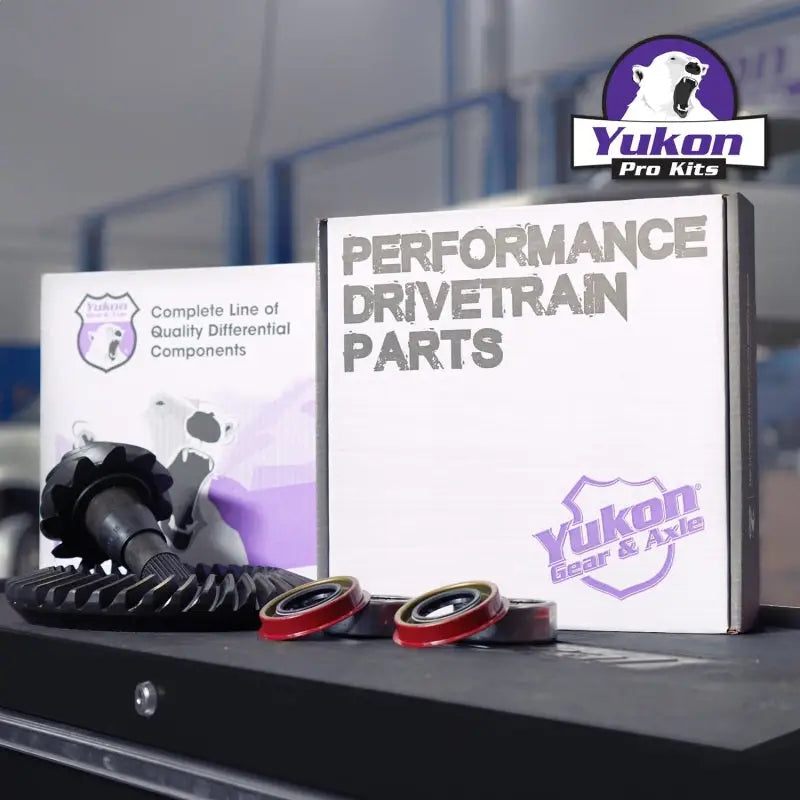 Yukon Gear 8.2in GM 3.73 Rear Ring & Pinion Install Kit 2.25in OD Axle Bearings & Seals - YGK2211