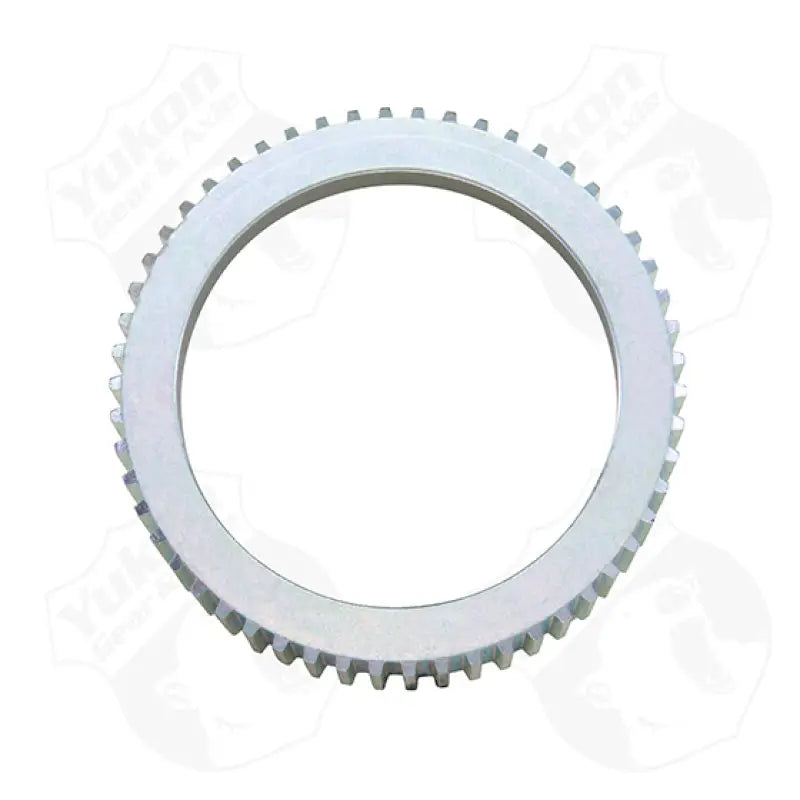 Silver metal tone ring gear for Yukon Gear Dana 30 front axle with 54 teeth