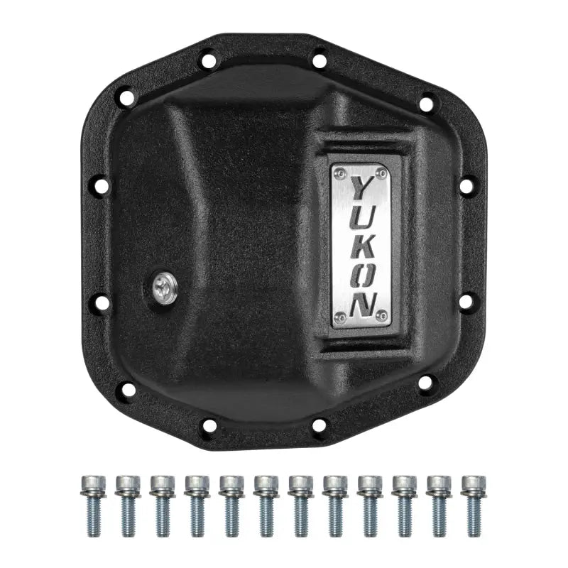 Yukon Gear & Axle YHCC-D44JL-FRONT Yukon Gear Hardcore Front Nodular Iron Cover for Jeep Wrangler JL Dana 44/210mm