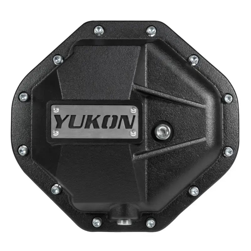 Black metal differential cover from Yukon Gear Hardcore for Chrysler 9.25in Rear Differential