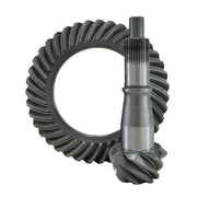 Yukon Gear high performance 4-speed gear set with silver and black finish for GM 9.5in