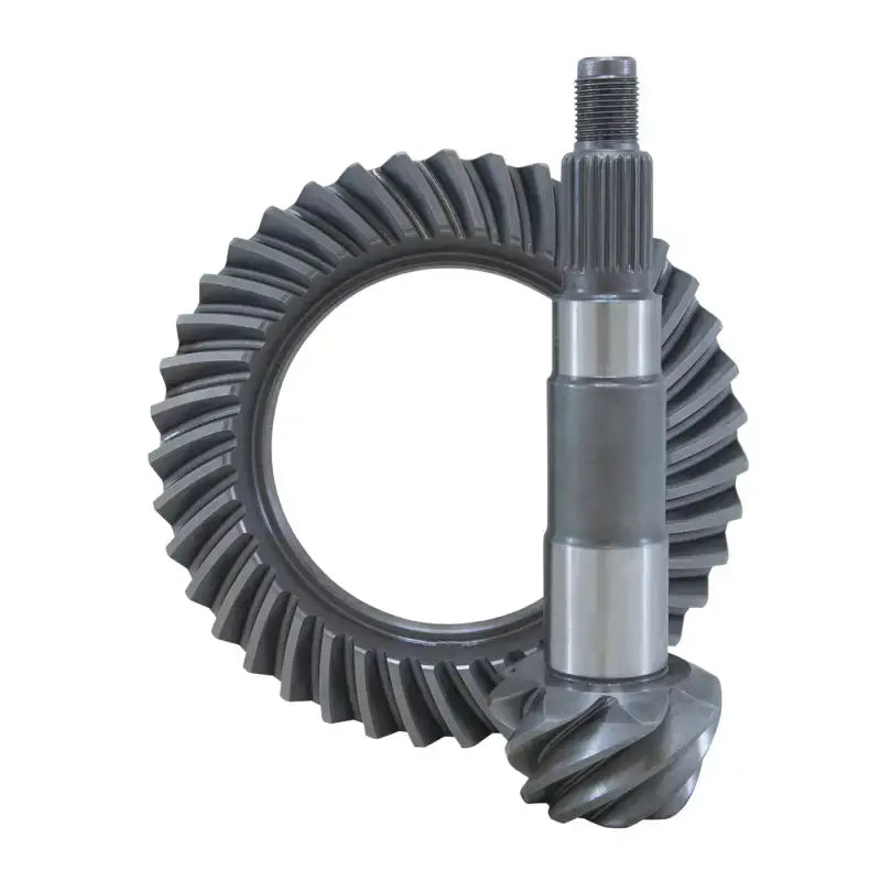 Bevel gear set from Yukon Gear High Performance Gear Set for Toyota 7.5in reverse rotation