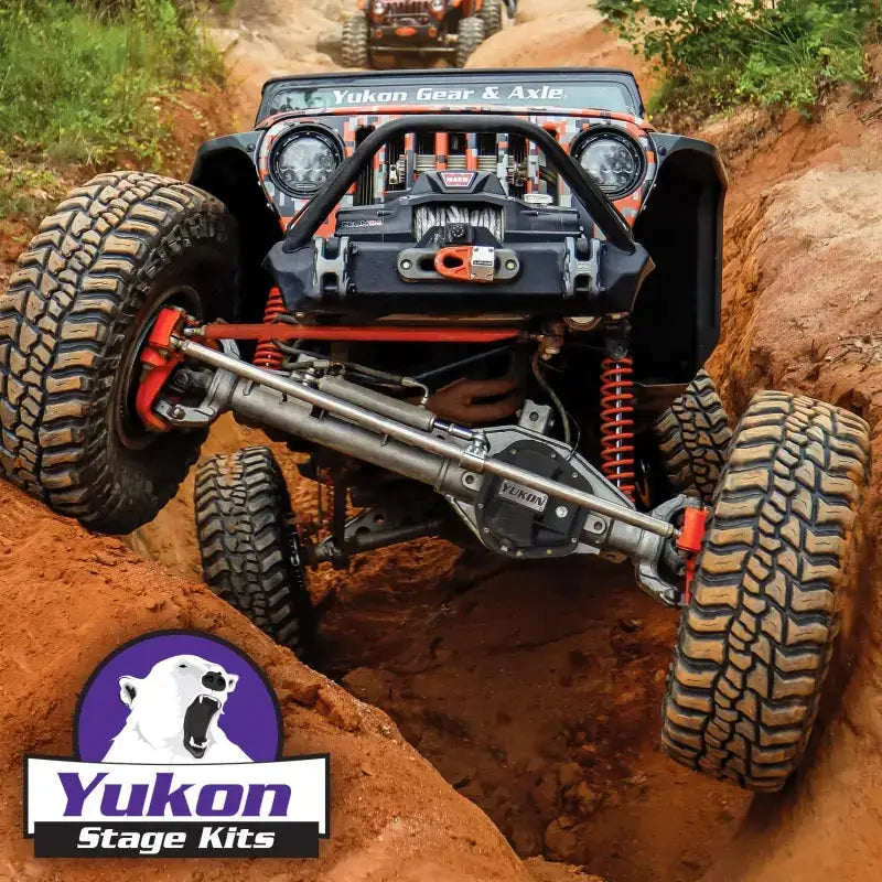 Yukon Gear Jeep JK Rubicon D44 gear kit package on customized off-road Jeep Wrangler