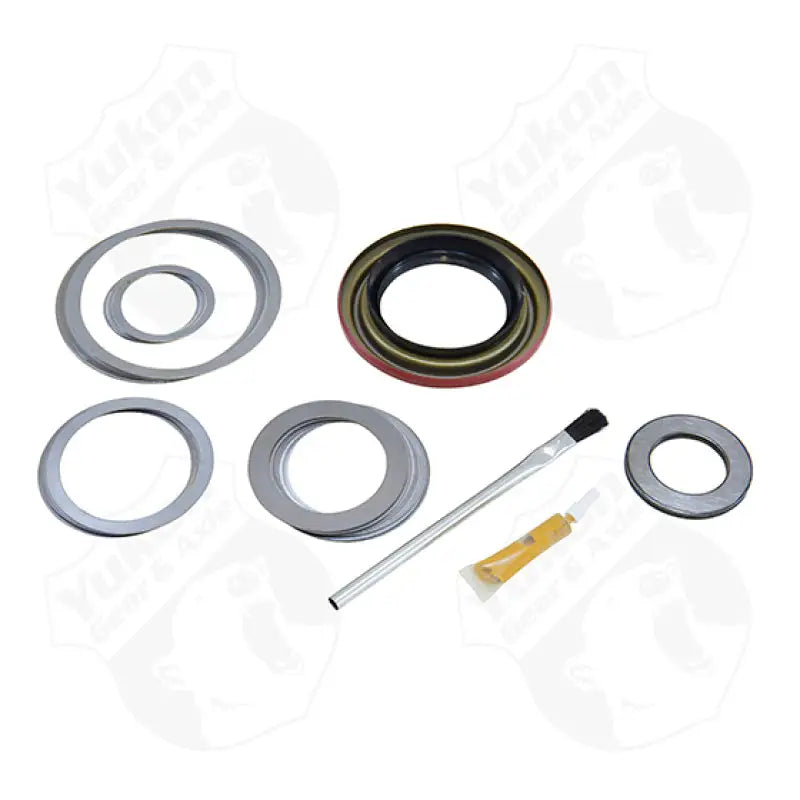 Automotive differential rebuild kit featuring Yukon Gear Minor install kit for Dana 80 Diff