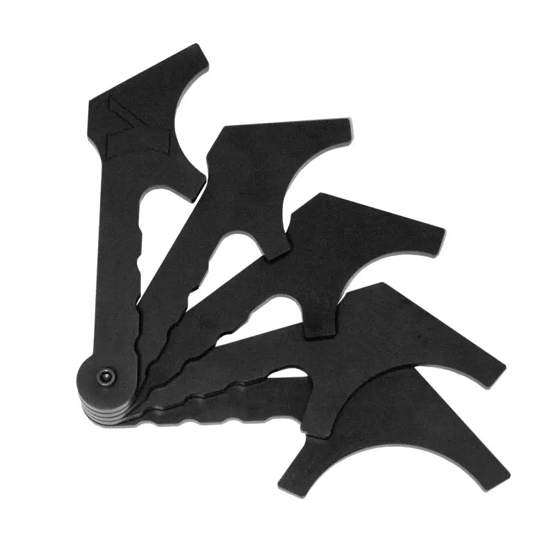 Black welding gauge set for Yukon Gear Multi-Shim Driver, perfect for gear adjustments