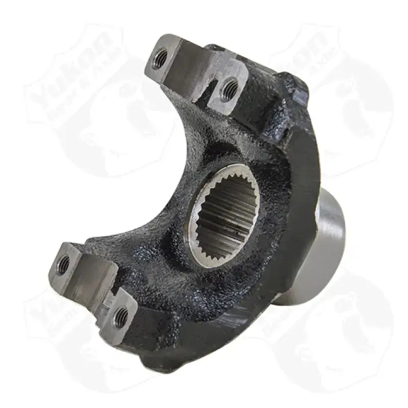 Black metal Yukon Gear replacement yoke with splined center for Dana 60 and 70 U joint