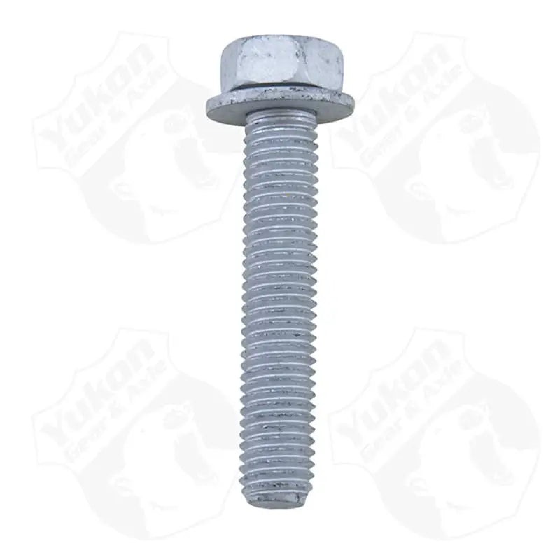Silver-colored Yukon Gear axle bolt with flanged head for GM 10.5ft 14 Bolt trucks
