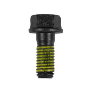 Black bolt with yellow thread sealant for Yukon Gear replacement axle bolt on GM trucks