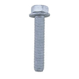 Silver-colored Yukon Gear replacement axle bolt with flanged hex head for GM trucks
