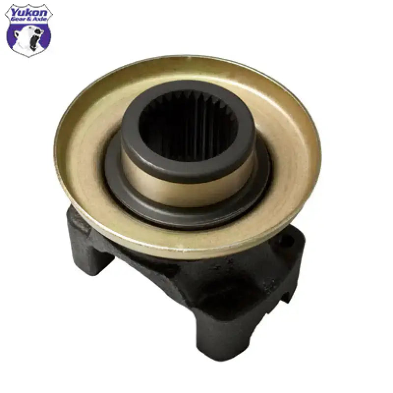 Black and gold metal gear yoke for GM 10.5in 14 Bolt trucks by Yukon Gear