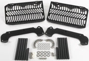 YWR2507-K Unabiker Radiator Guard (Black) - RV and Auto Parts