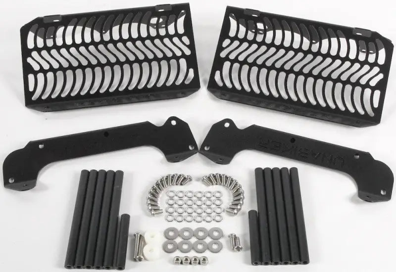 YWR2507-K Unabiker Radiator Guard (Black) - RV and Auto Parts