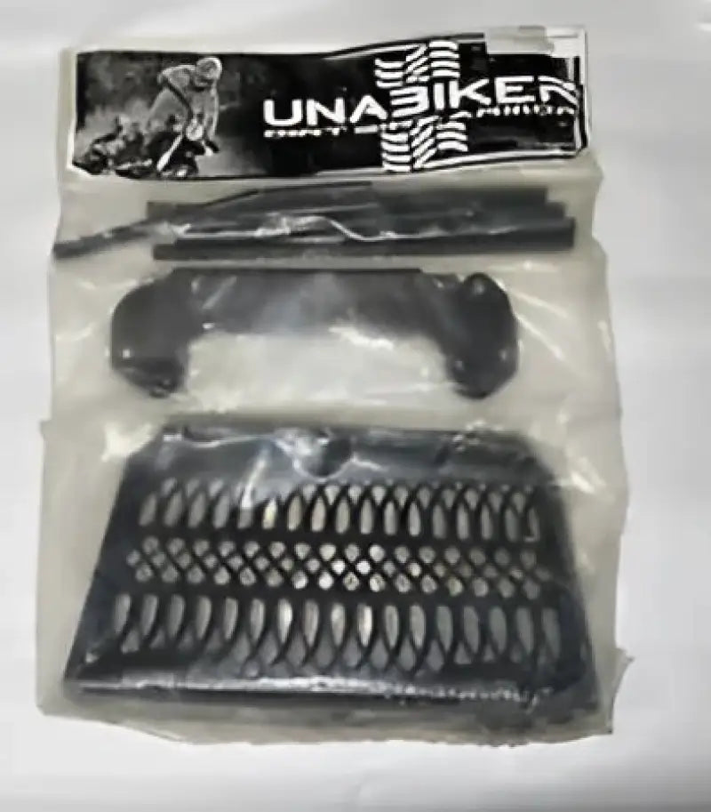 Vintage Unabiker radiator guard kit in original packaging for YWR45016-A Yamaha dirt bike