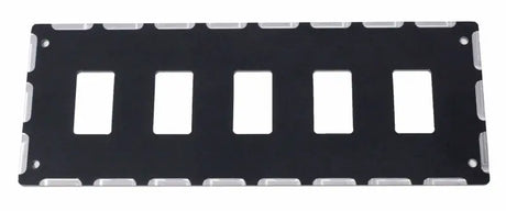YXZ-SWITCH-BLK-5 Modquad Dash 5-Switch Panel (Black) - Switch Plate