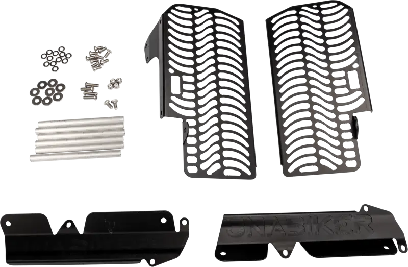 YYZ450F5-K Unabiker Radiator Guard Yamaha Black - RV and Auto Parts