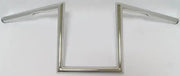 Chrome motorcycle handlebars with inch dimpled design for RV parts & accessories