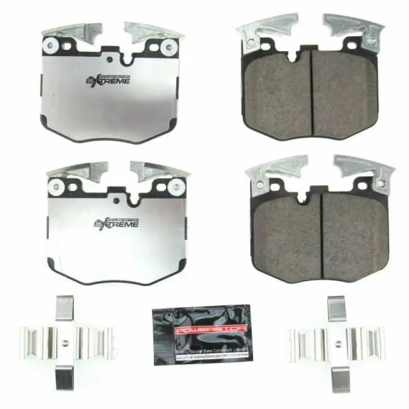 PowerStop Z26-1867 Power Stop 2019 BMW 330i Front Z26 Extreme Street Brake Pads w/Hardware