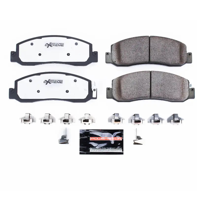 PowerStop Z36-1333 Z36-1333 Power Stop 08-11 Ford F-250 Super Duty Front Z36 Truck & Tow Brake Pads w/Hardware
