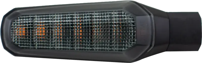 Black motorcycle turn signal with smoke lens for Z5 Led Turn Signals Pair, perfect rv & truck parts