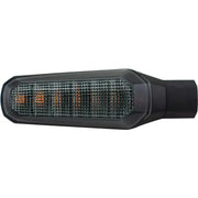 Black motorcycle turn signal with smoke lens for Z5 Led Turn Signals Pair, perfect rv & truck parts