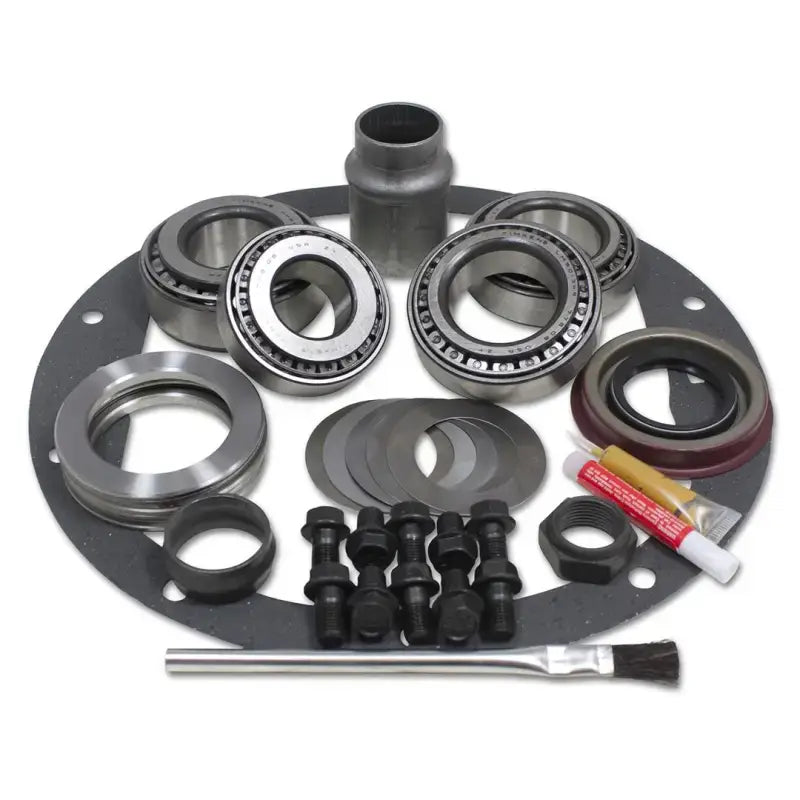 Automotive differential rebuild kit featuring ZBKM35 Yukon Gear with Koyo Bearings and Rac