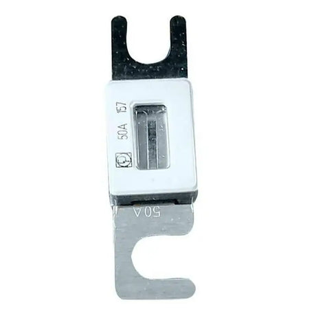 50 amp automotive fuse shown as ZE050 Vetus Strip Fuse C20 for vehicle safety