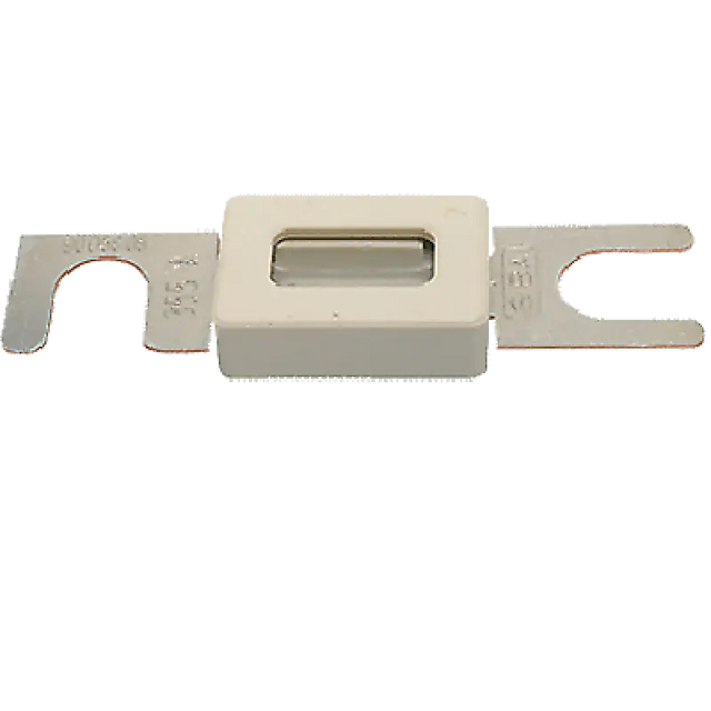White automotive fuse ZE063 VETUS STRIP FUSE C20 63 Amp for vehicle safety