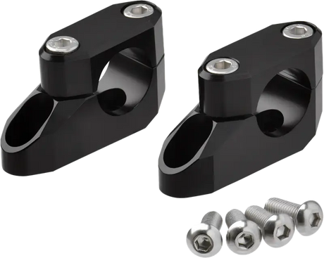 ZETA ZE53-06261 Offset Handlebar Riser Kit 20mm 26mm 22.2/28.6mm Black