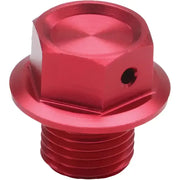 ZE58-1223 Magnetic Drain Plug Red