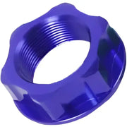 ZE58-2222 Steering Stem Nut & Bolt Blue M24x32 P1.0 H12
