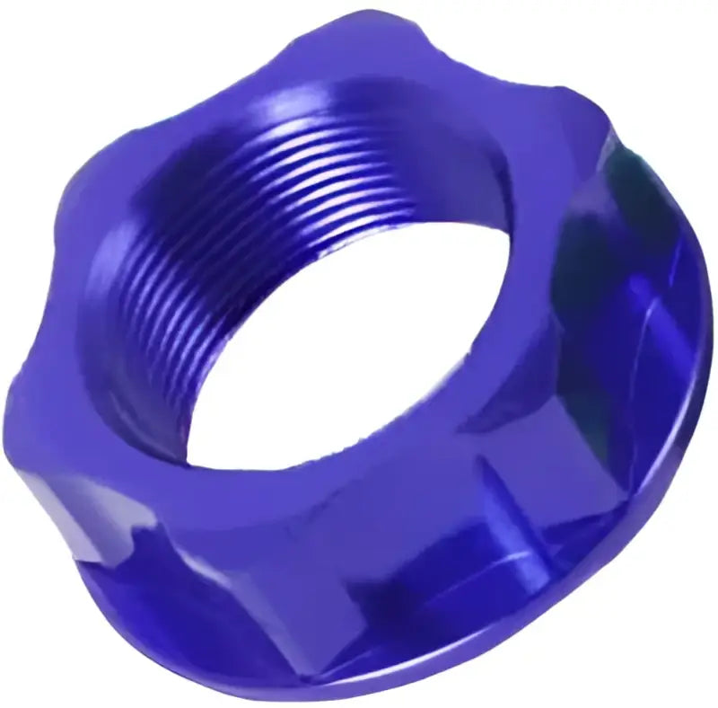 ZE58-2222 Steering Stem Nut & Bolt Blue M24x32 P1.0 H12