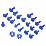 ZETA ZE88-5656 Aluminum Bolt Kit Yam Blue