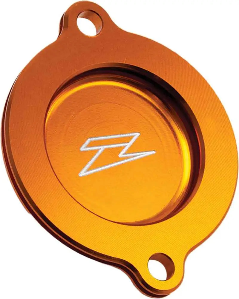 ZE90-1447 Oil Filter Cover Orange