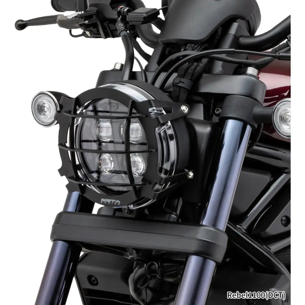 Zeta Headlight Guard Illumination ZE52-4130 - Black