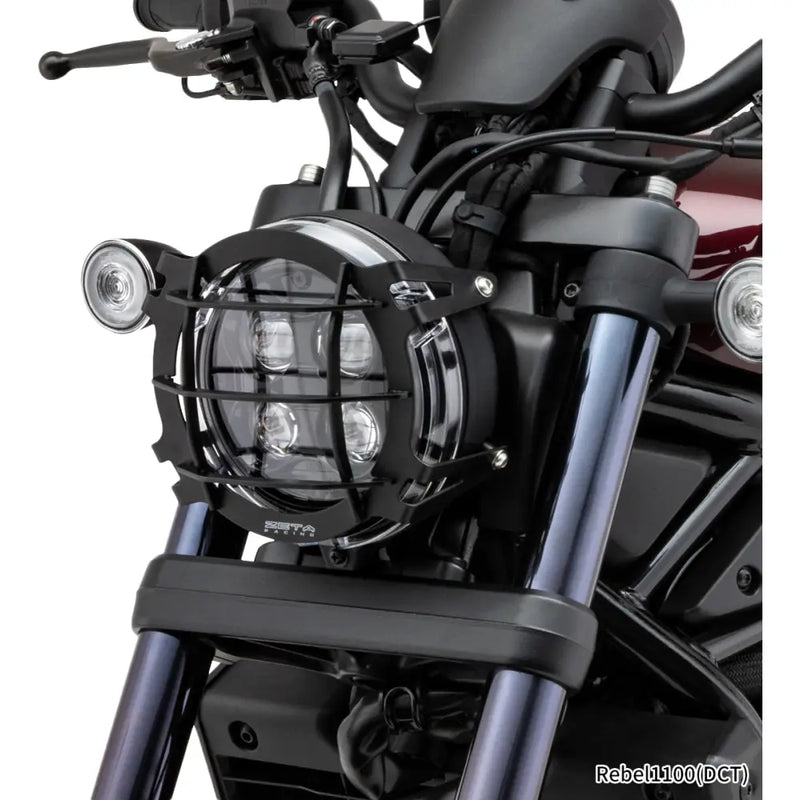 Zeta Headlight Guard Illumination ZE52-4130 - Black