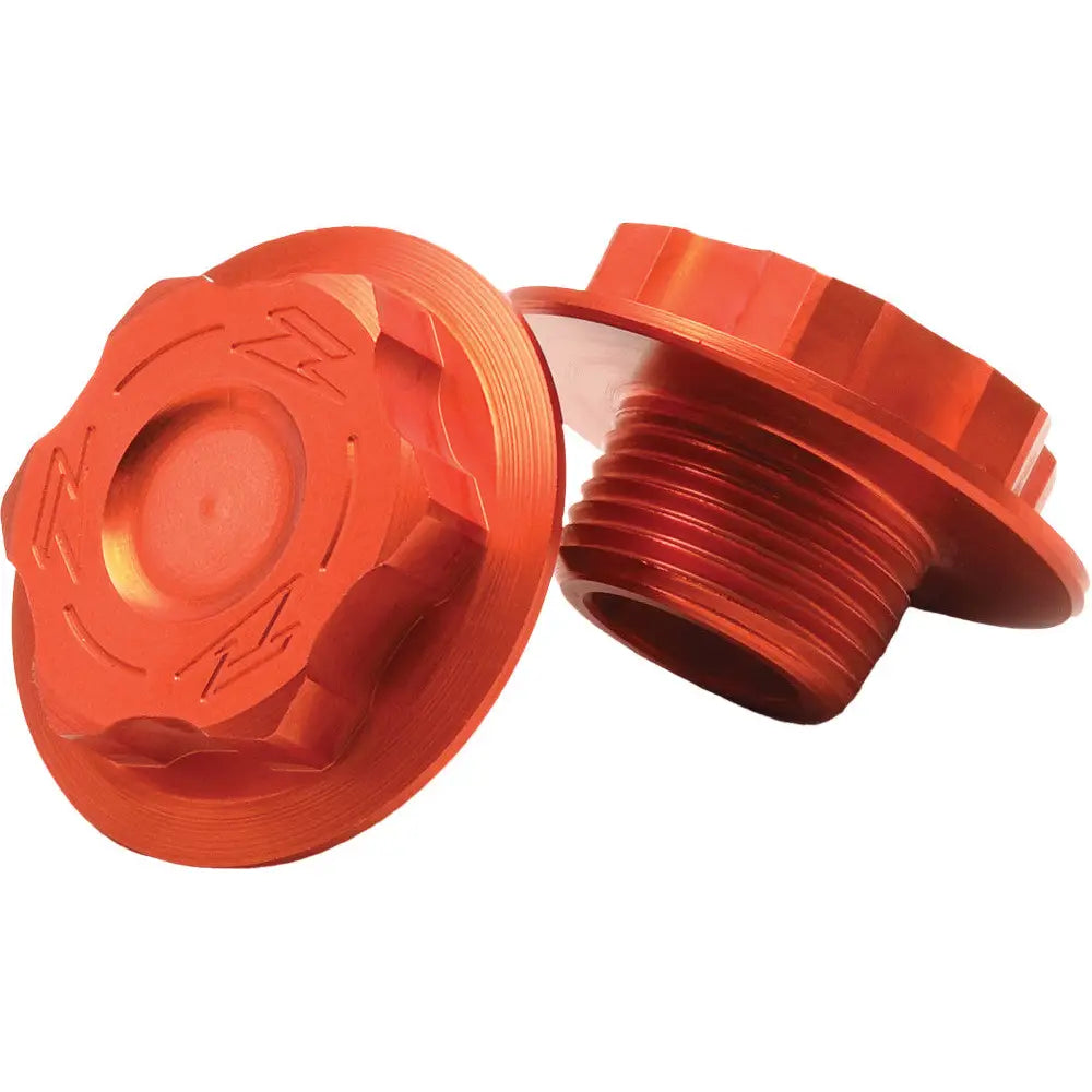 Zeta Steering Stem Nut Bolt ZE58-2817 - Orange Large M20X27-P1.5 11.5