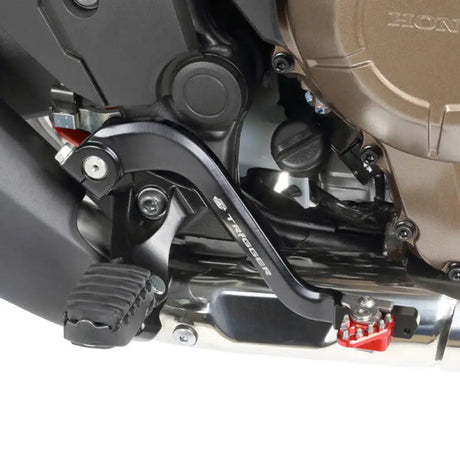 Motorcycle foot controls with trigger brake pedal for Zeta ZE90-7122 in red