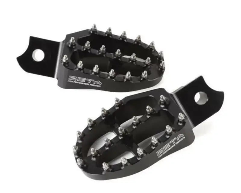 Zeta ZE93-1810 Aluminum Footpegs Black - Foot Controls