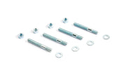 Cometic Carburetor Studs 2 1/2in Zinc Plated - Set of 4 With Washers and Nuts - Cometic Gasket