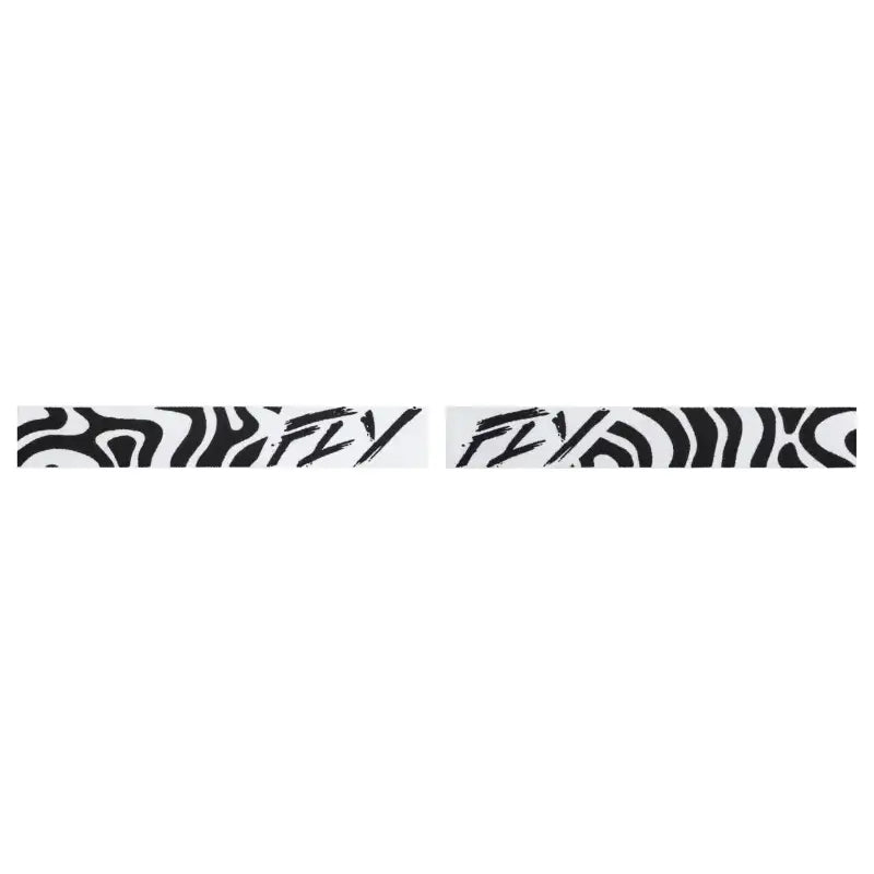 Zone Elite Goggle Black/White W/ Black Mirror/Smoke Lens - FLY RACING