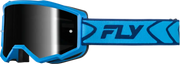 Zone Goggle Blue/Navy W/ Black Mirror/Smoke Lens - FLY RACING