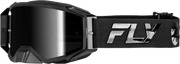 Zone Pro Goggle Black/Black W/ Black Mirror/Smoke Lens - FLY RACING