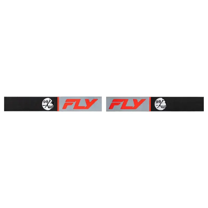 Zone Pro Goggle Grey/Red W/ Light Red Mirror/Amber Lens - FLY RACING
